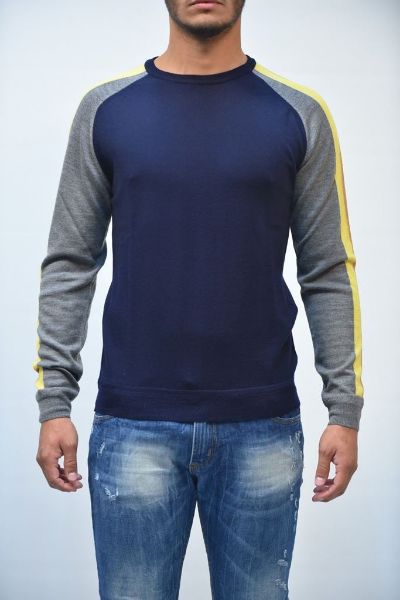 Bild von PULLOVER DANIELE ALESSANDRINI FM31444I3805 BLU