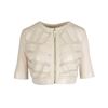 Picture of GIACCHINO NAVY NENETTE DONNA JACKET ECOPELLE BEIGE