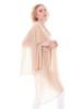 Bild von . STOLA NENETTE DONNA ZENZERO IN TULLE E LUREX BEIGE