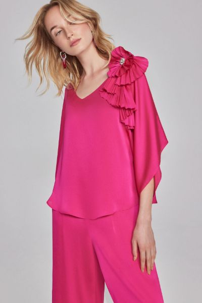 Immagine di . BLUSA JOSEPH RIBKOFF DONNA 241767 FUXIA