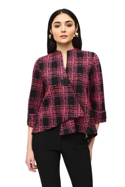 Bild von . GIACCA JOSEPH RIBKOFF DONNA  243296 NERO FUXIA A/I 2024