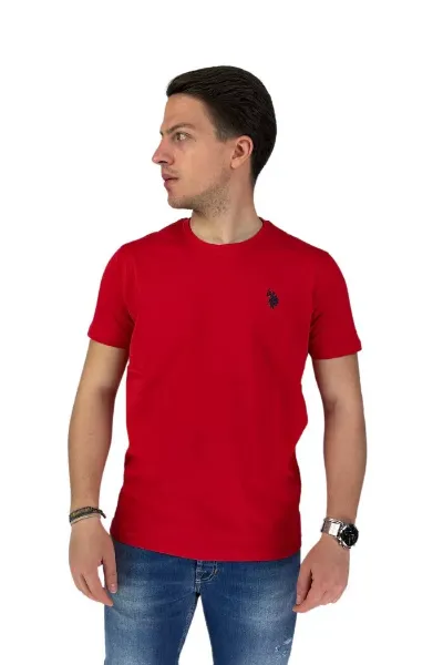 Picture of . T-SHIRT U.S. POLO ASSN UOMO 65060 49351 ROSSO P/E 2023 