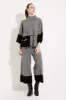 Picture of . A/I 2023 PANTALONE JOSEPH RIBKOFF DONNA 233936 NERO/GRIGIO